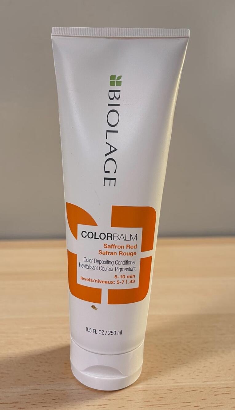 Biolage ColorBalm Color Depositing Conditioner Saffron Red 8.5 oz NEW Hair Color